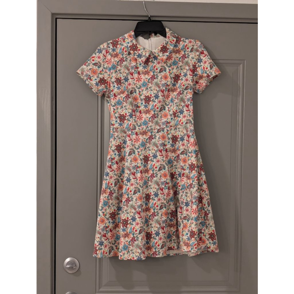Women's LUSIO Floral Mini Dress M White Multi